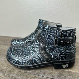 Alegria PG Lite Ankle Boot Style Zoe 570 Size 37 Women’s  Slip On Blue Black